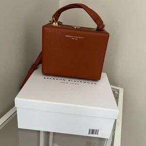 Original brown leather Brandon Blackwood trunk bag